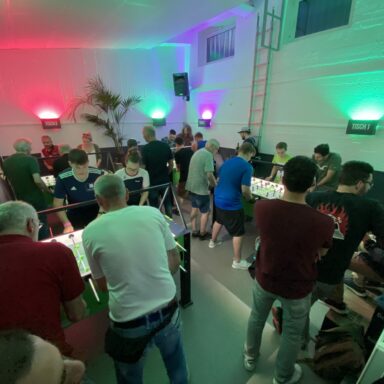 Bild aus der Kickerfabrik Köln, Kickerlocation für Foosball in Köln